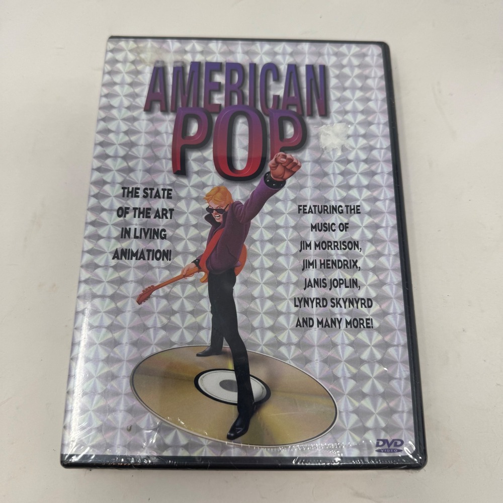 American Pop DVD Ralph Bakshi Animated Musical Drama Jim Morrison Hendrix NEW